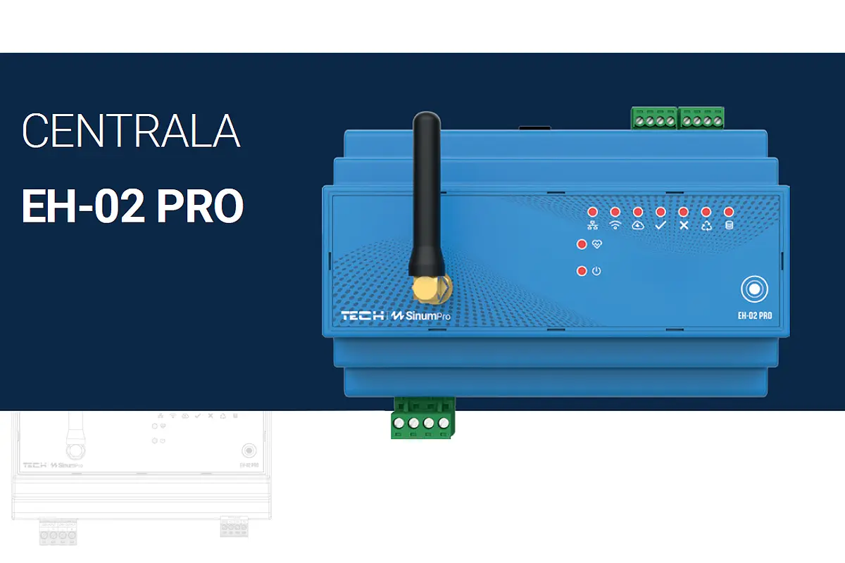 Czym charakteryzuje się centrala zarządzająca inteligetnym domem EH-02 Pro?